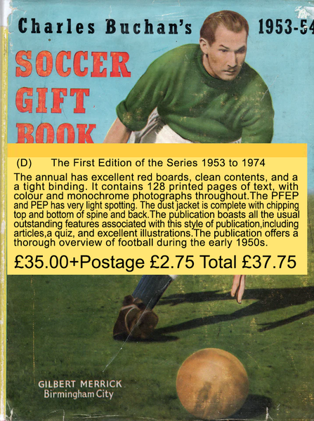 Charles Buchan's Soccer Gift Book Editions from £8.00