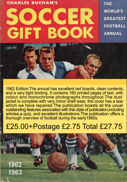 Charles Buchan's Soccer Gift Book Editions from £8.00