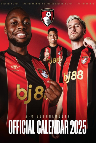 AFC Bournemouth Official A3 Calendar 2025