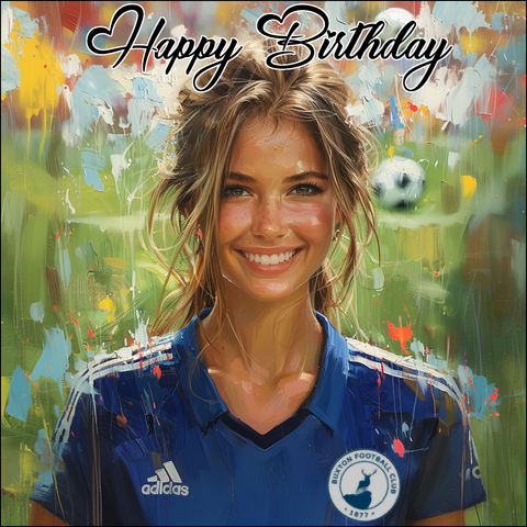 Birthday Cards, Time Tunnel Cards and Prints for Buxton Football Club #UpTheBucks #TeamBuxton #NonLeague #nationalleaguenorth #womenfootball #girlssoccer https://www.soccerbooks.co.uk/collections/national-league/products/buxton-football-club