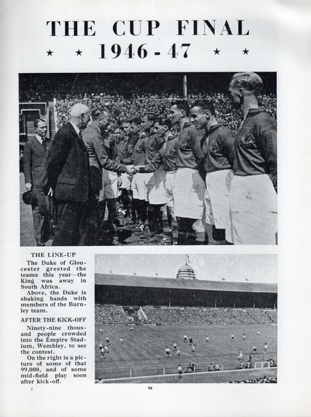 Photo from The Boys Book of Soccer 1947