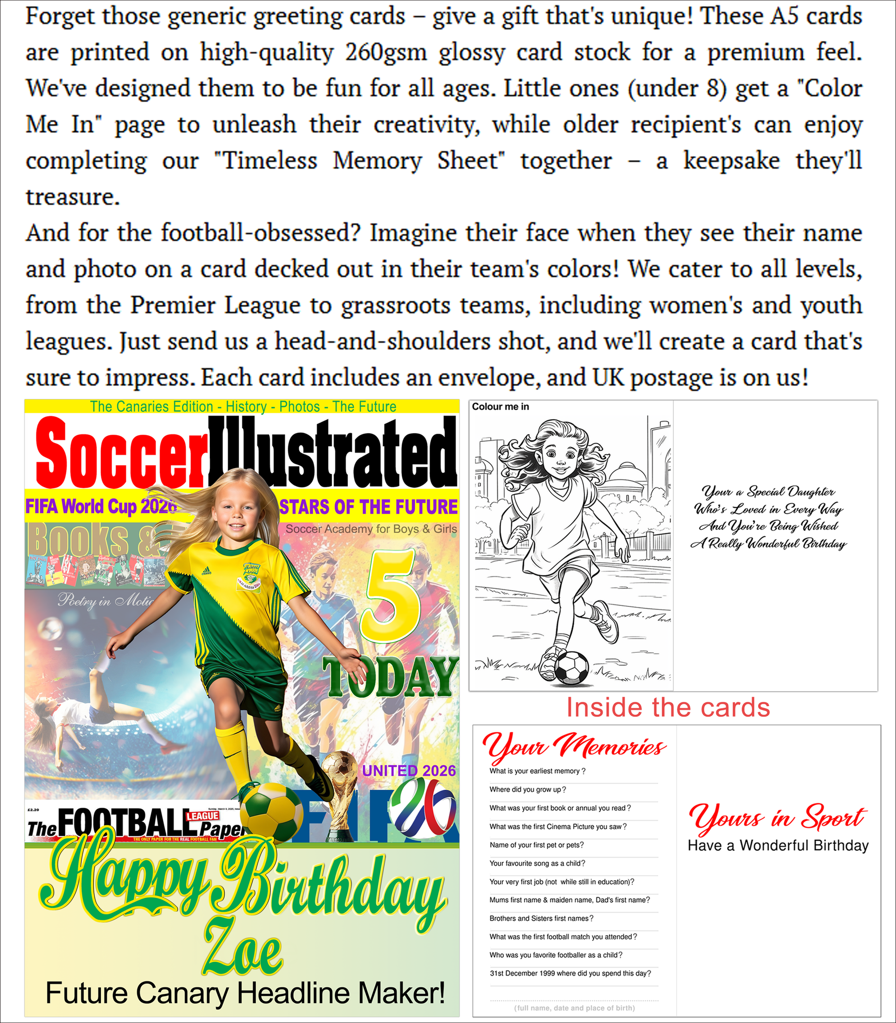 Order Your custom card here