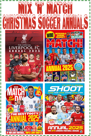 Mix & Match 2, 3 or More Liverpool FC Christmas Annuals