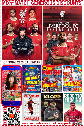 Mix & Match 2, 3 or More Liverpool FC Christmas Annuals