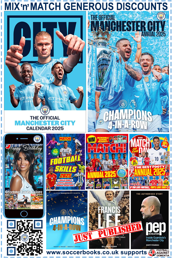 Mix & Match 2, 3 or More Manchester City Christmas Annuals