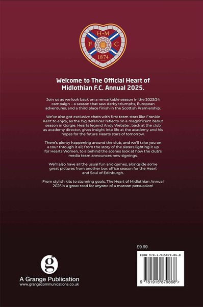 The Official Hearts FC Annual 2025