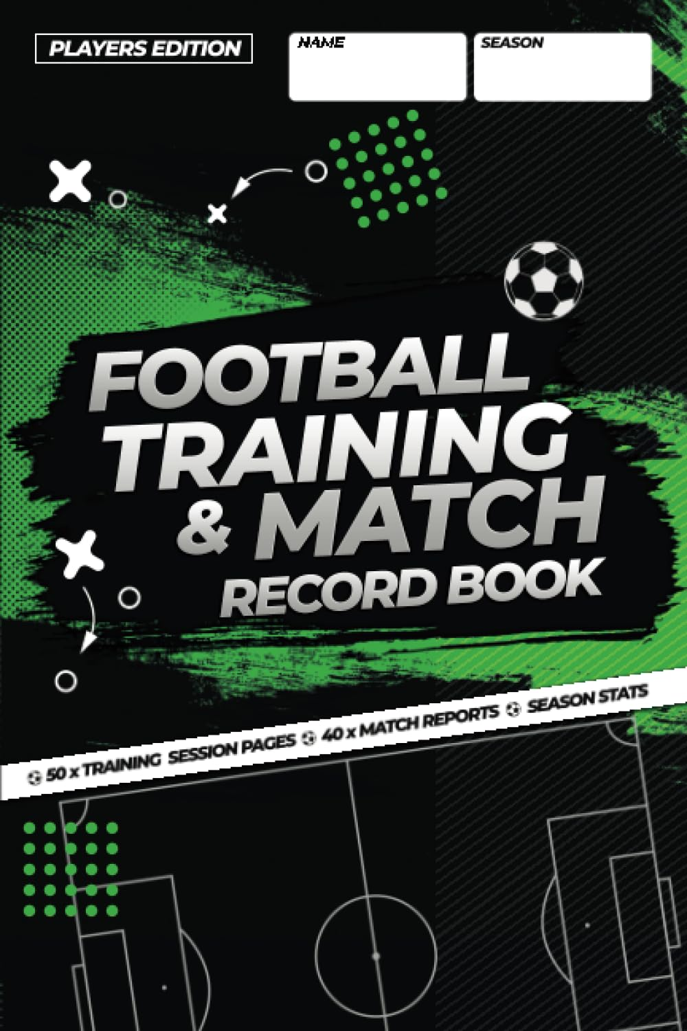 Football Training and Match Record Book