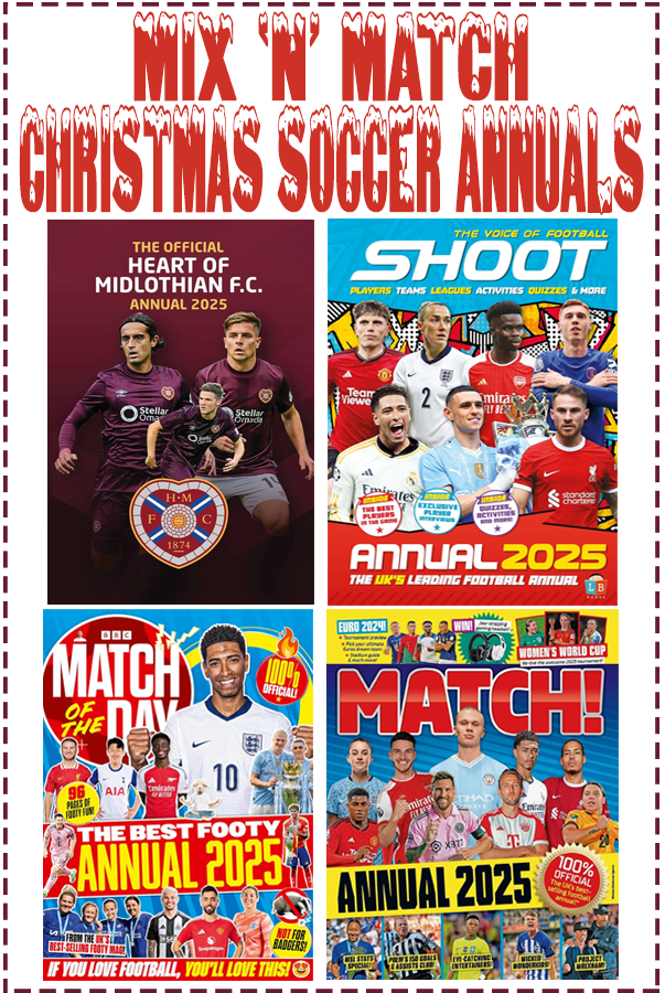 Mix & Match 2, 3 or More Hearts FC Christmas Annuals