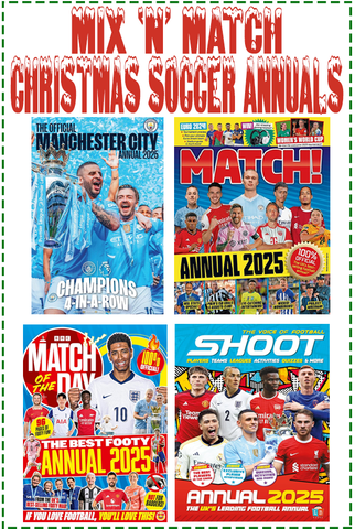 Mix & Match 2, 3 or More Manchester City Christmas Annuals