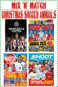 Mix & Match 2, 3 or More Newcastle United Christmas Annuals