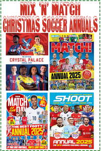 Mix & Match 2, 3 or More Crystal Palace FC Christmas Annuals