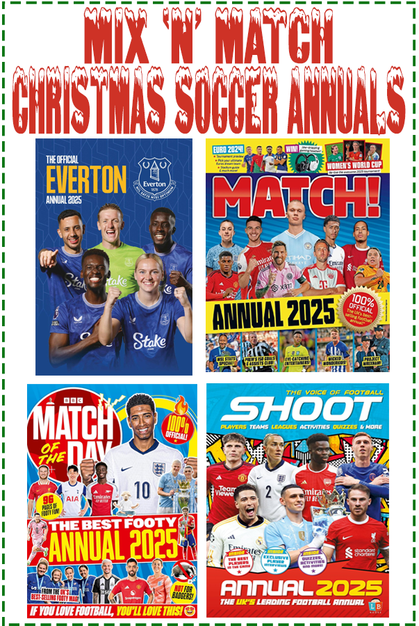 Mix & Match 2, 3 or More Everton FC Christmas Annuals